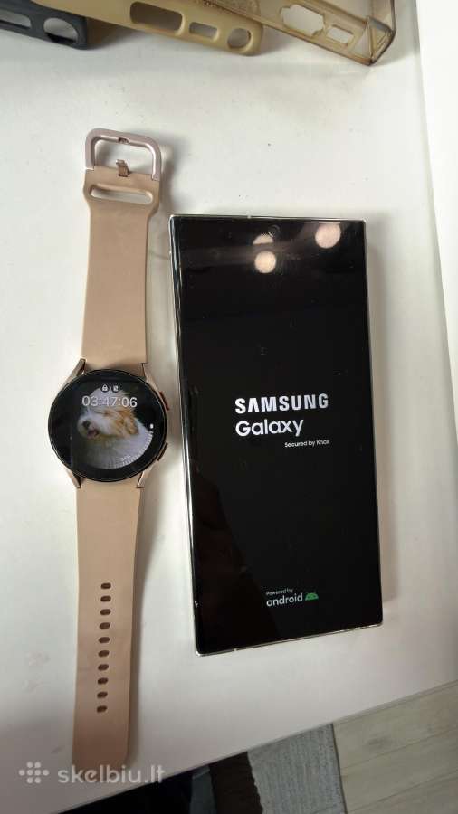 Samsung galaxy s23 ultra256gb ir Samsung watch 4 - nuotraukos Nr. 26