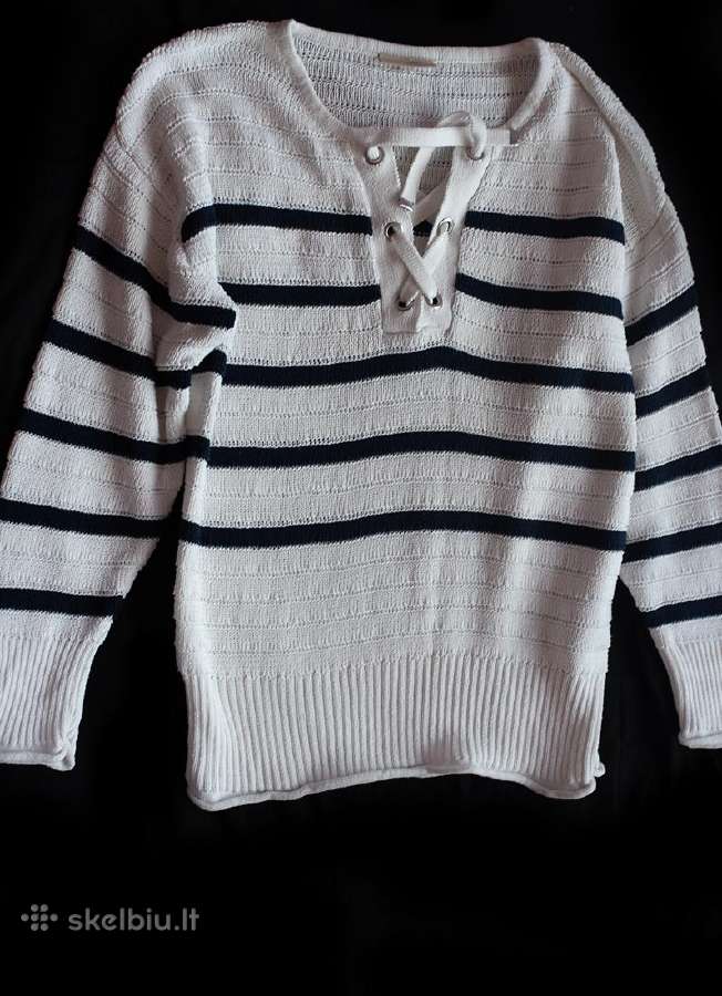 Dryžuotas megztinis L/XL - nuotraukos Nr. 6