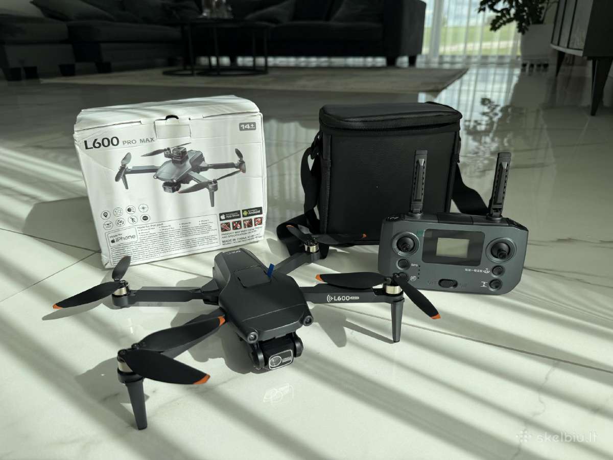 L600 Pro Max dronas su kamera pulteliu ir krepšiu - nuotraukos Nr. 6