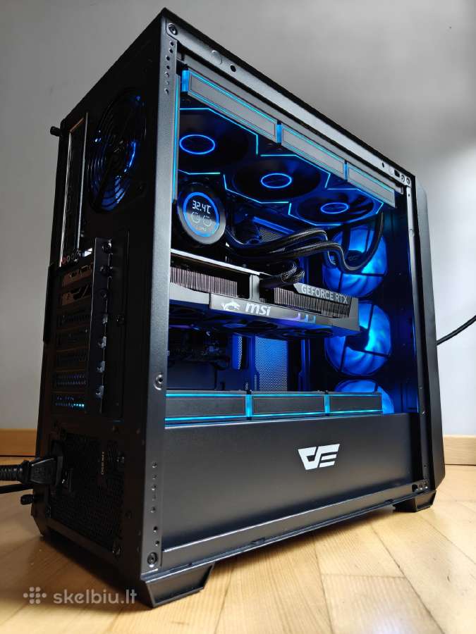 Žaidimų Pc Rtx 5070, Ryzen 7800x3d, Ddr5 32gb - nuotraukos Nr. 3