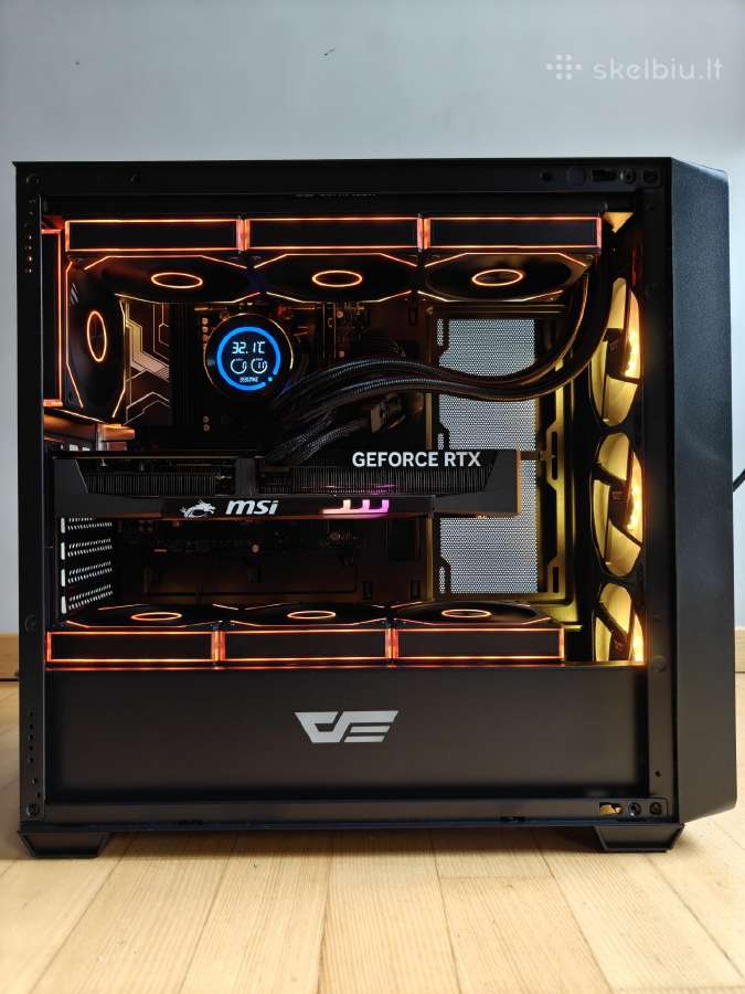 Žaidimų Pc Rtx 5070, Ryzen 7800x3d, Ddr5 32gb - nuotraukos Nr. 4