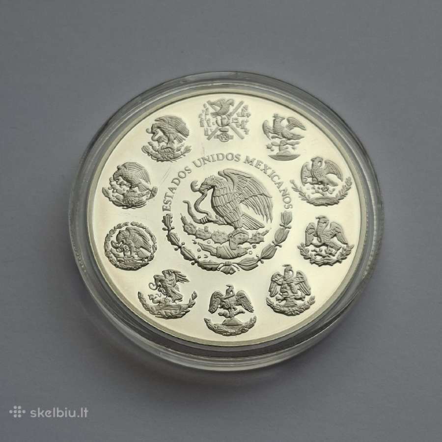 Meksikos Libertad, 1oz 999 sidabras. - nuotraukos Nr. 2