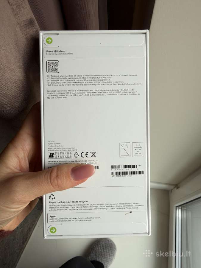 iPhone 18 pro max, 256gb - nuotraukos Nr. 2
