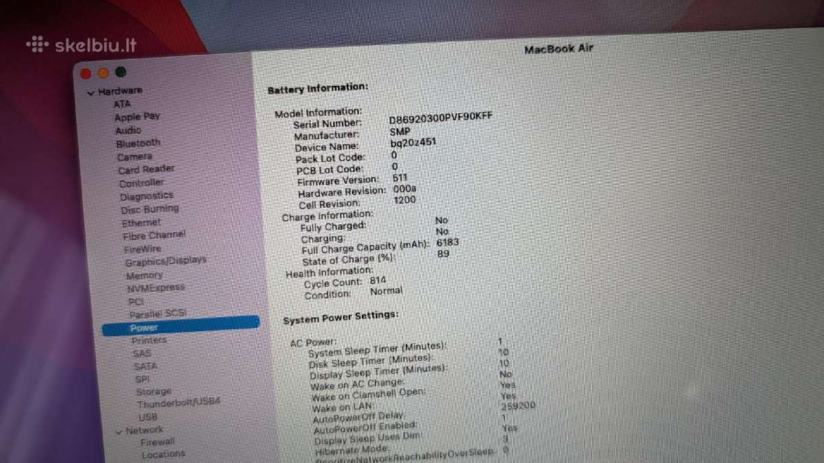 Apple MacBook Air 13 2017 / i5 / 128gb / 8gb RAM - nuotraukos Nr. 7
