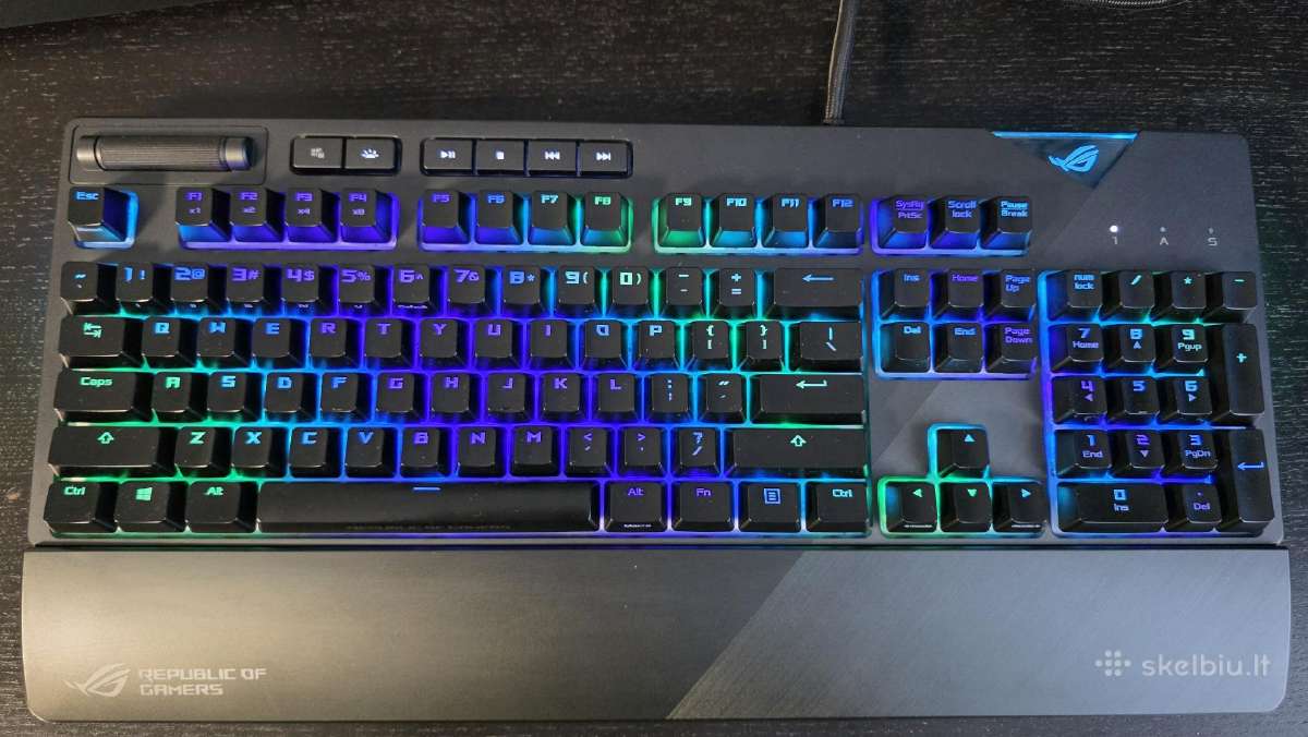 Asus Rog Strix Flare mechaninė klaviatūra - nuotraukos Nr. 2