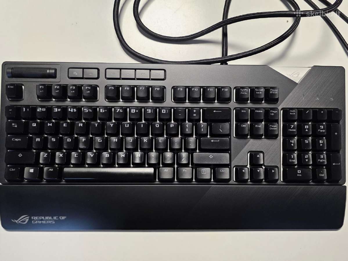 Asus Rog Strix Flare mechaninė klaviatūra - nuotraukos Nr. 9