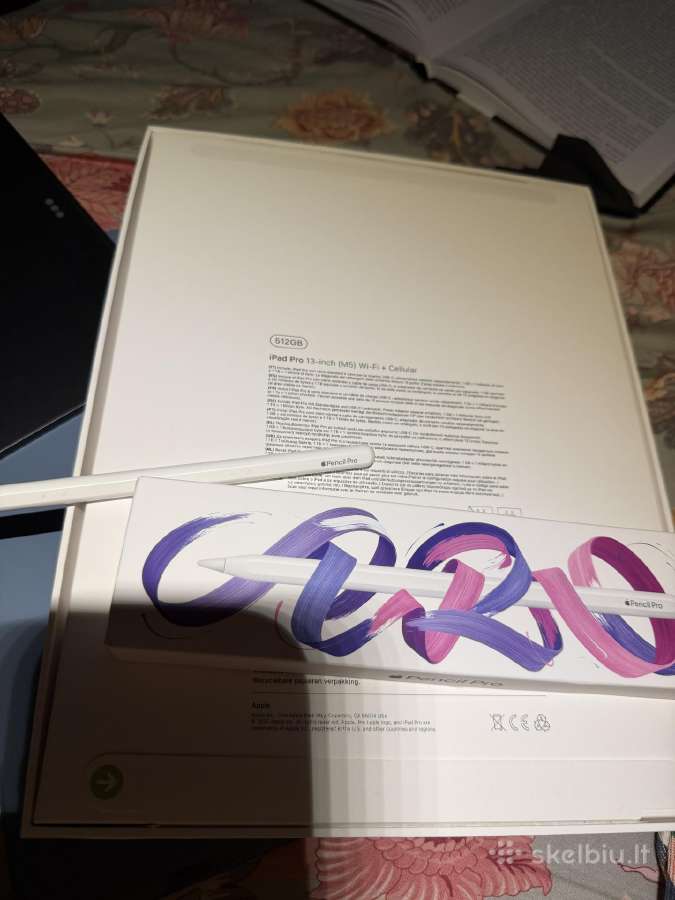 Parduodu apple iPad pro 13 m5 512gb WiFi+ cell+ - nuotraukos Nr. 2