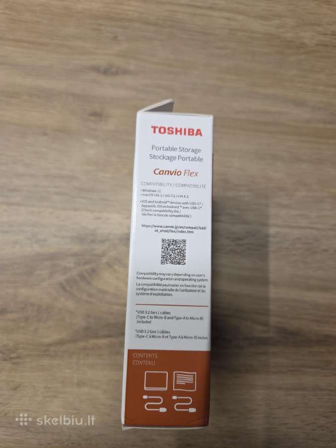 Toshiba Canvio Flex 4tb Išorinis diskas - nuotraukos Nr. 3