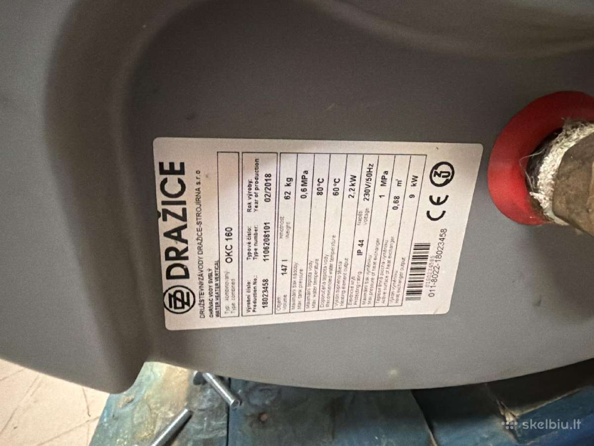 Boileris Dražice kombinuotas 200ltr. - nuotraukos Nr. 4