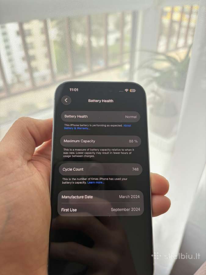 iPhone 15 256gb - nuotraukos Nr. 5