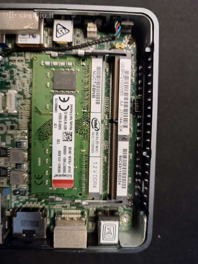 Tvarkingas mini kompiuteris Intel Nuc 7i5bnk - nuotraukos Nr. 5