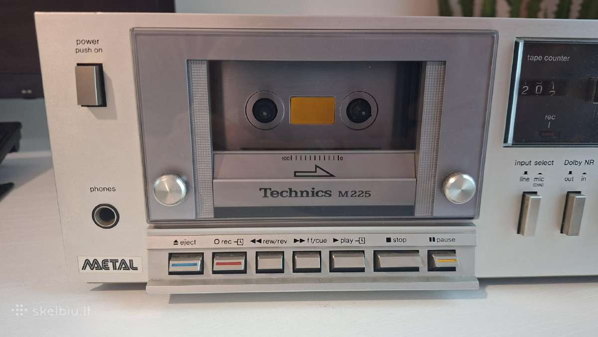 Kasetinė deka Technics RS M225 - nuotraukos Nr. 2