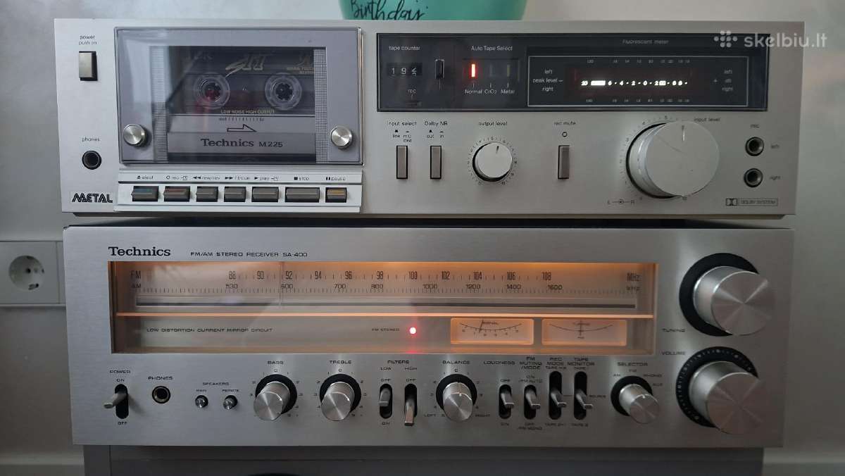 Kasetinė deka Technics RS M225 - nuotraukos Nr. 8