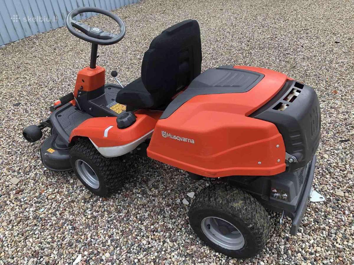 Sodo traktoriukas husqwarna rider r214c - nuotraukos Nr. 3