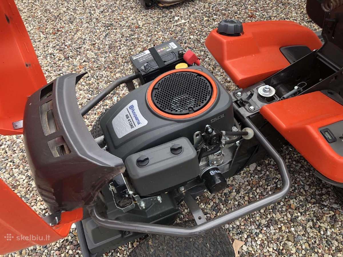 Sodo traktoriukas husqwarna rider r214c - nuotraukos Nr. 8