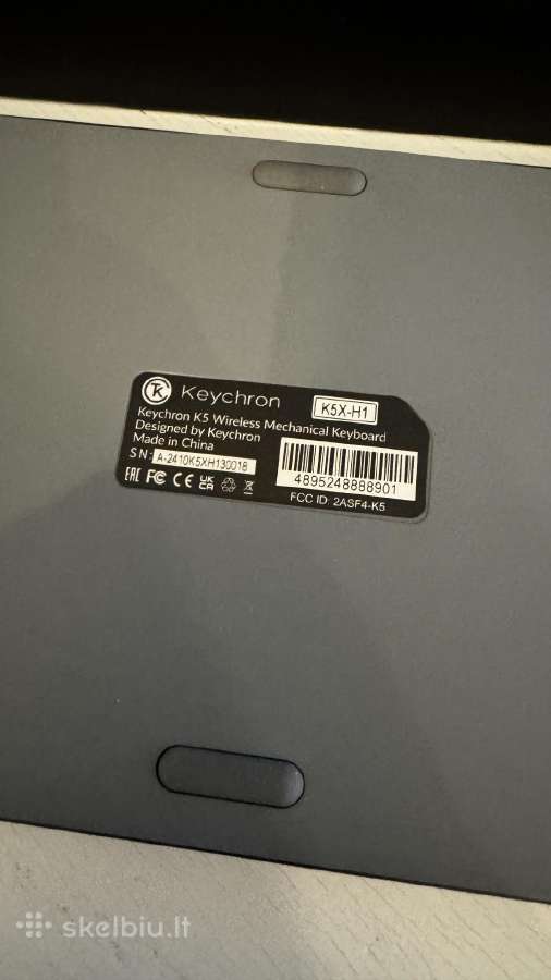 Klaviatūra Keychron K5 version 2 - nuotraukos Nr. 7