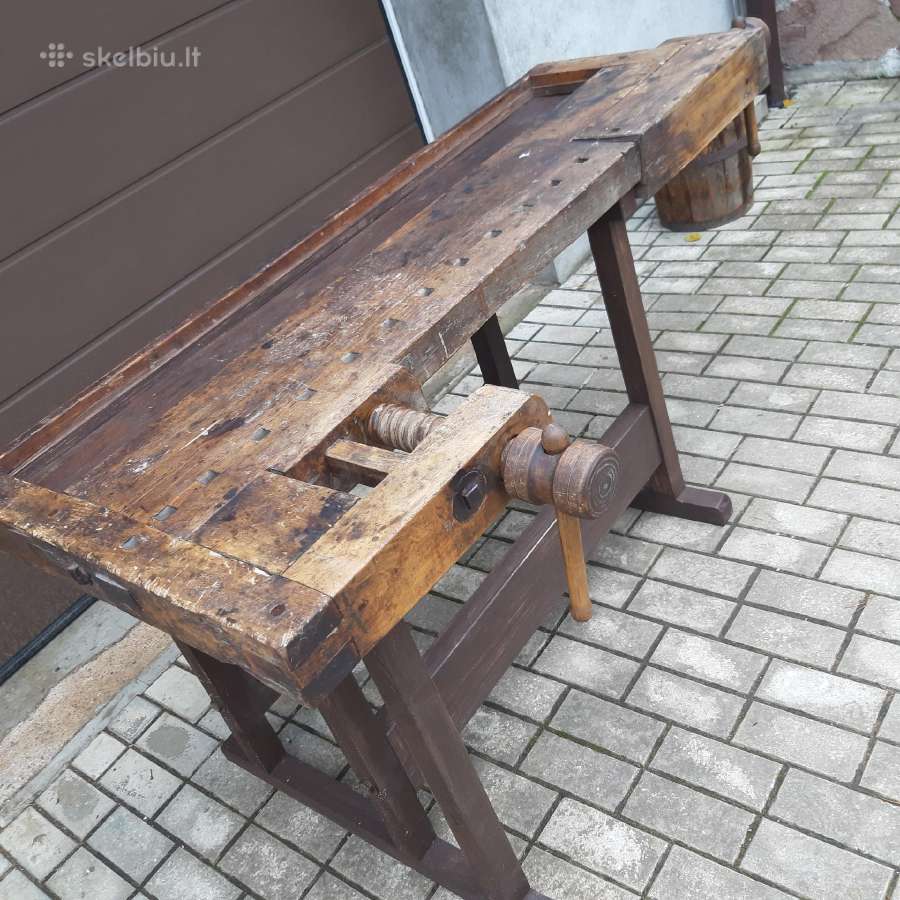 Senovinis Varstotas,staliaus darbastalis, - nuotraukos Nr. 7