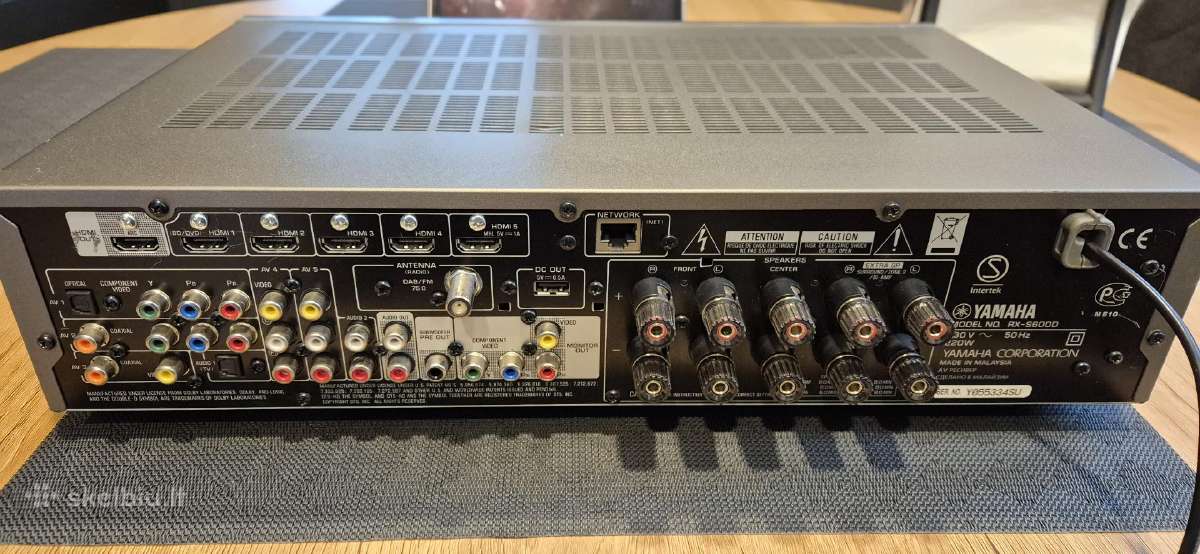 Yamaha Rx-s600d - nuotraukos Nr. 6