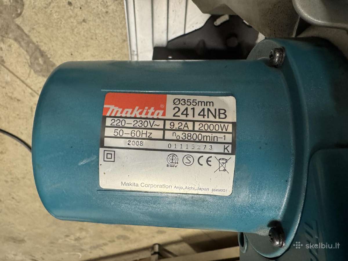 Diskinės metalo pjovimo staklės Makita - nuotraukos Nr. 2