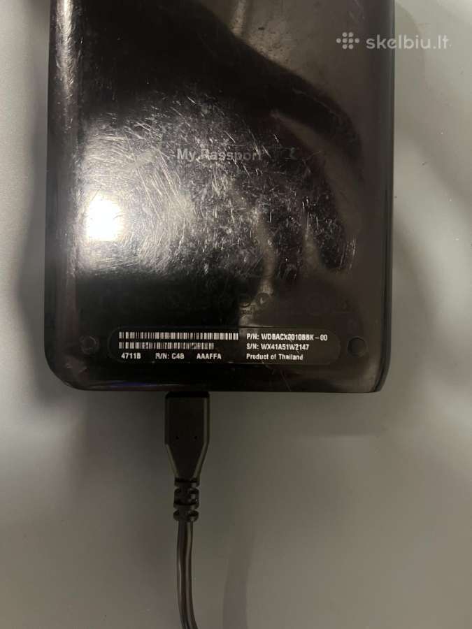 Wd 1tb nešiojamas kietasis diskas - nuotraukos Nr. 2
