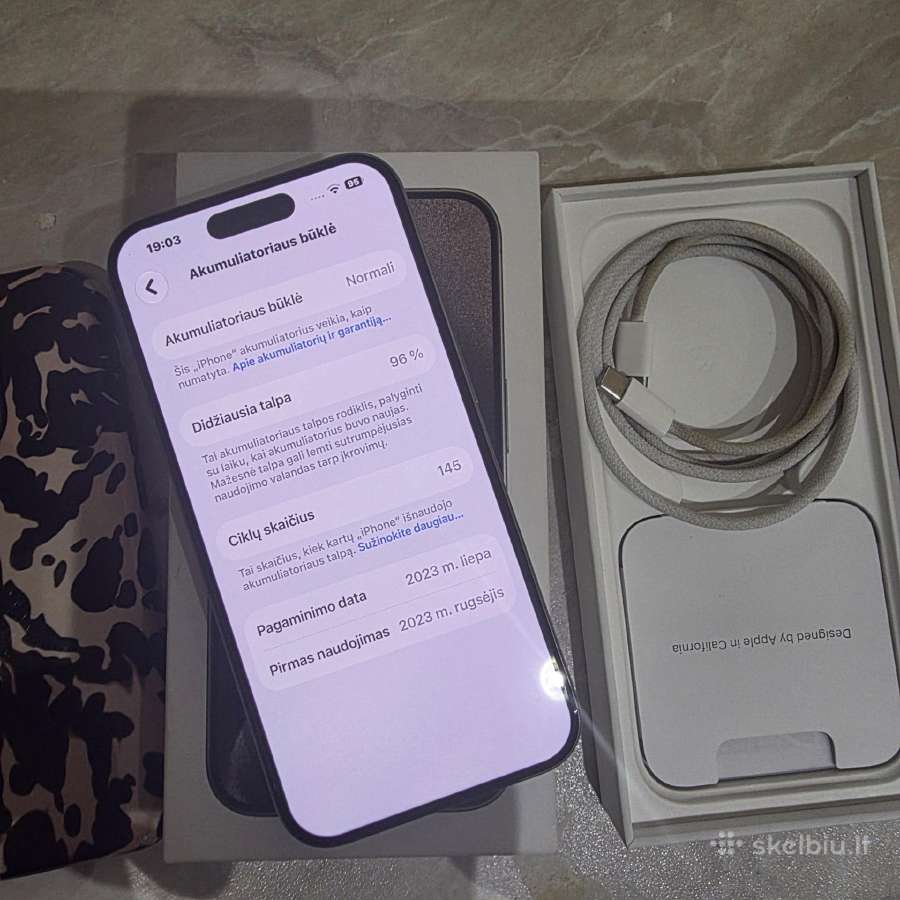 Parduodu Apple 15 Pro - nuotraukos Nr. 6