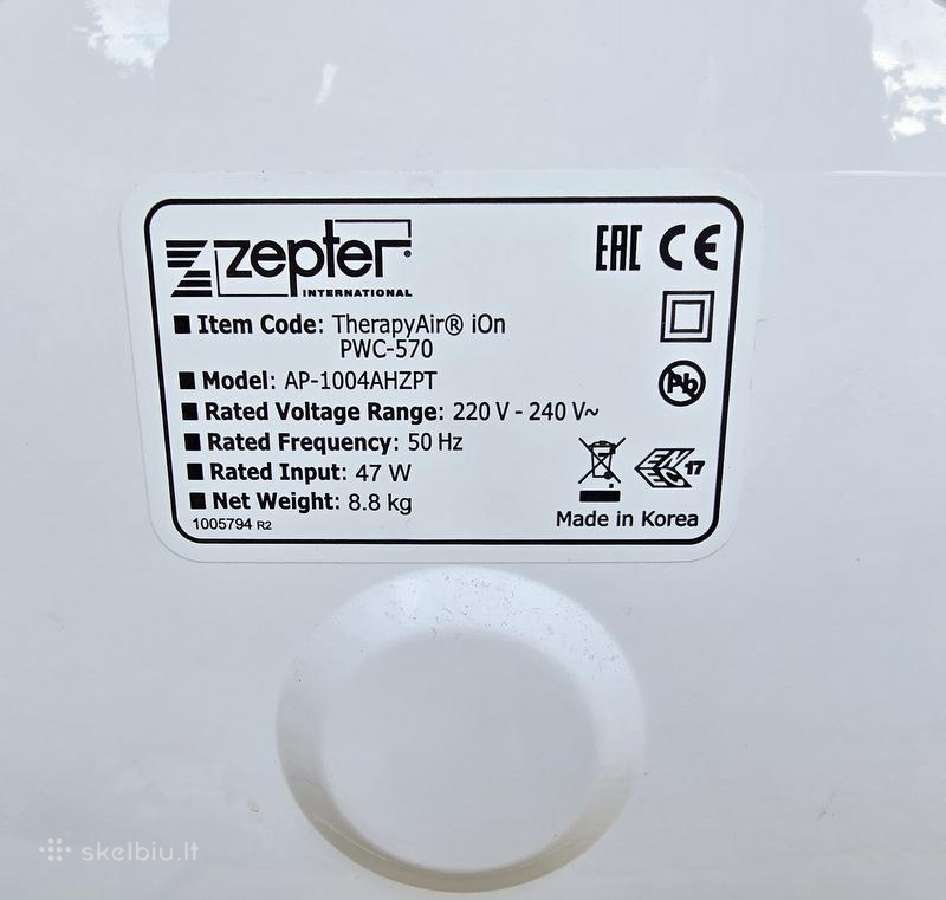 Zepter Therapyair Ion pvc-570 - nuotraukos Nr. 7