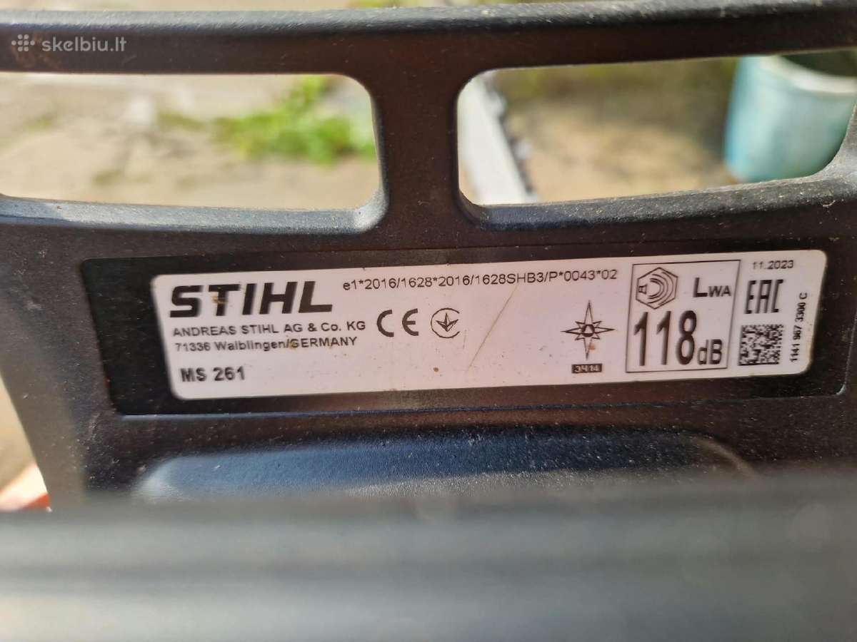Parduodu pjūkla stihl ms 261 geros bukles 2023 11 - nuotraukos Nr. 7