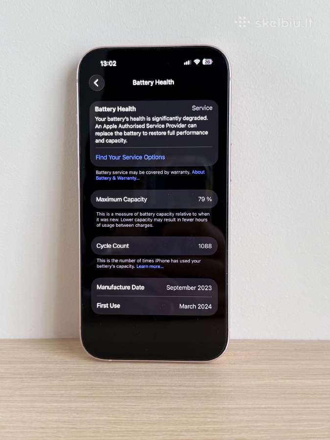 iPhone 15 128gb. - nuotraukos Nr. 5