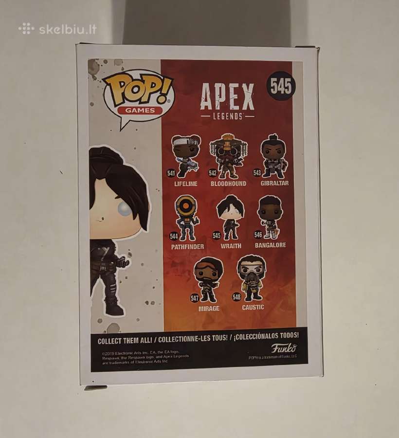 Funko pop Apex Legends Wraith Translucent 545 - nuotraukos Nr. 3