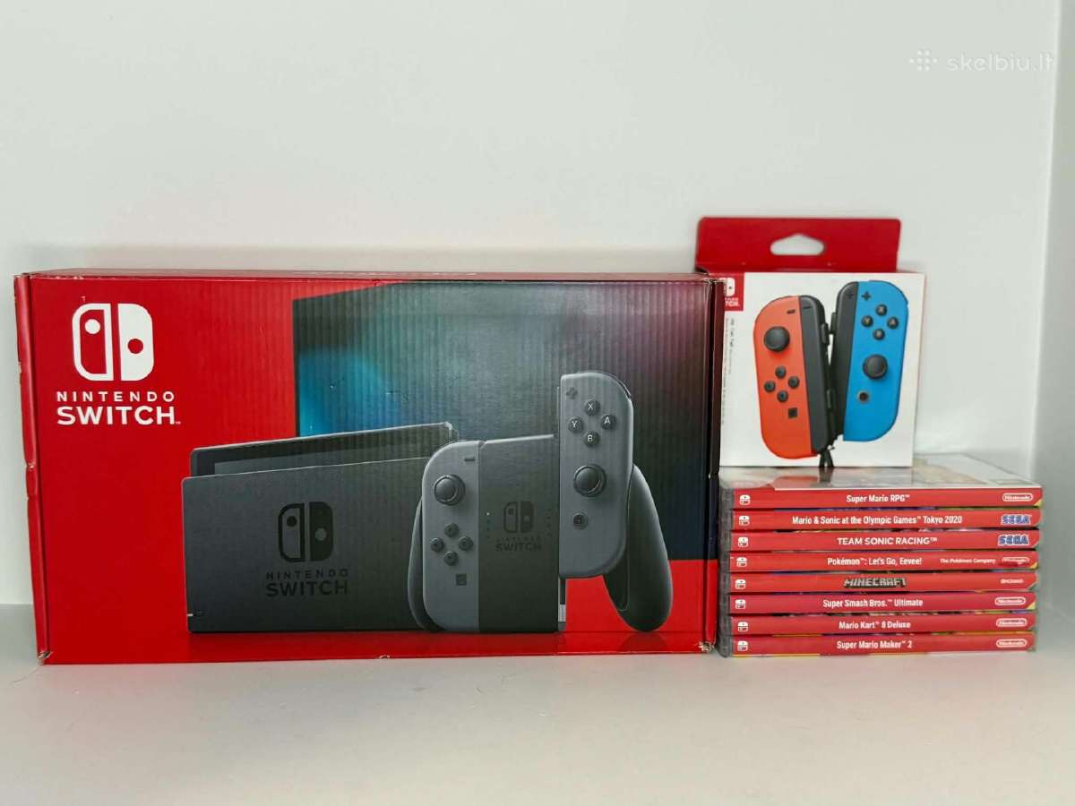Sveiki parduodu nintendo switch ir zaidimu 200€ - nuotraukos Nr. 2