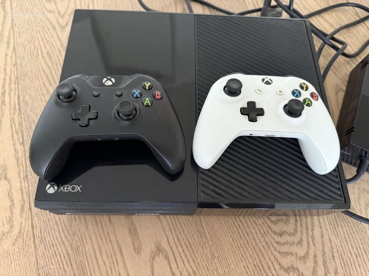 Xbox One konsolė, kamera, 2 pultais, ausinės - nuotraukos Nr. 3