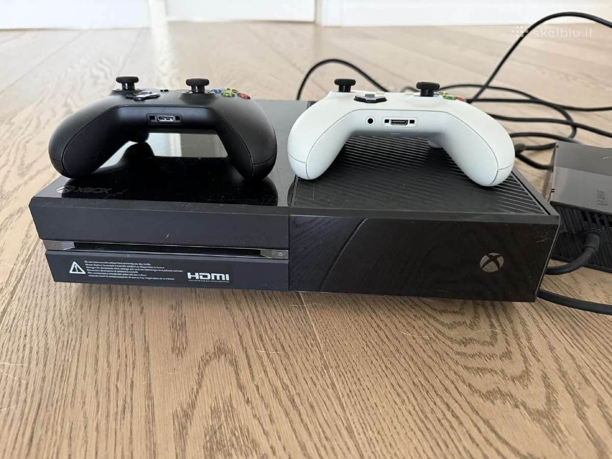Xbox One konsolė, kamera, 2 pultais, ausinės - nuotraukos Nr. 4