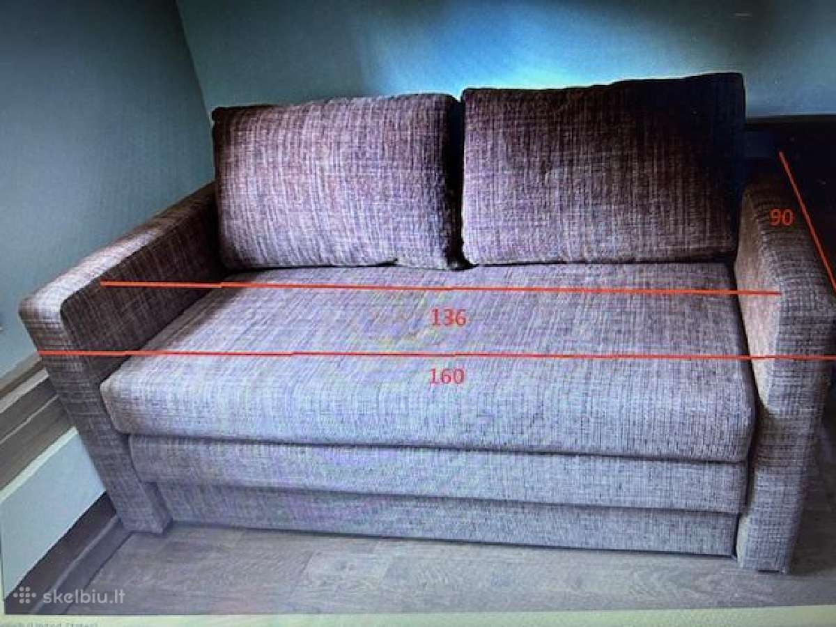 Parduodama naudota sofa su miegama dalimi - nuotraukos Nr. 3