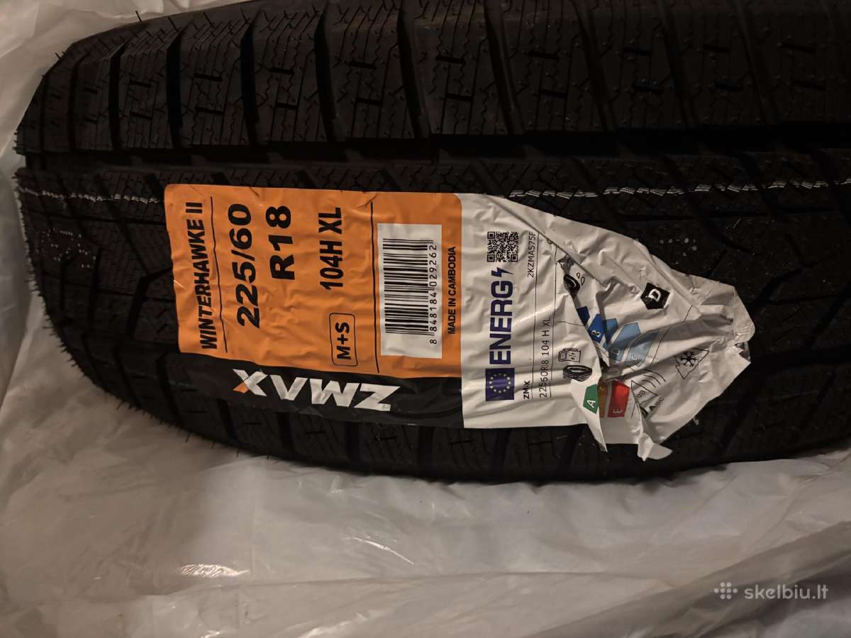 Naujos žieminės padangos 225/60 R18 - nuotraukos Nr. 2