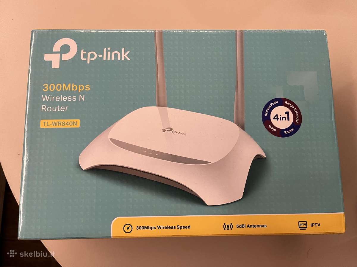 Maršrutizatorius Tp-link 300mbps Tl-wr840n - nuotraukos Nr. 4