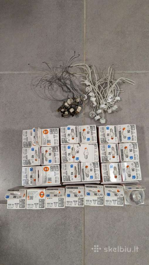 Osram Gu5.3 halogenai Philips T5 transformatoriai - nuotraukos Nr. 2