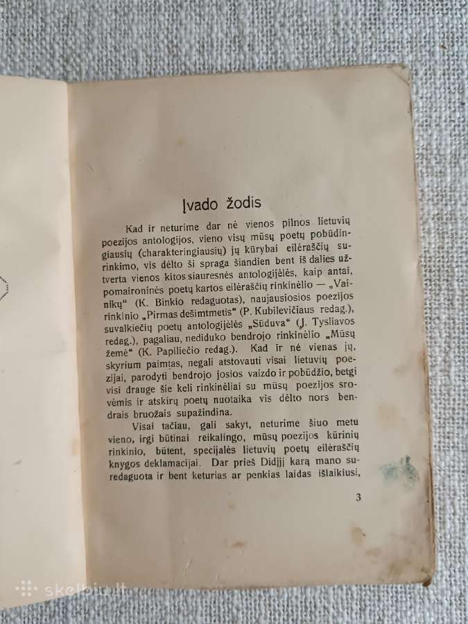 Knyga Aš deklamuoju 1929m. - nuotraukos Nr. 5