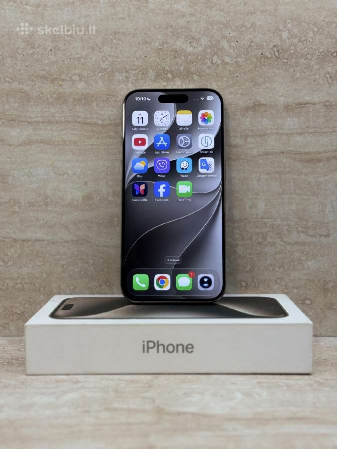 iPhone 15 Pro 256gb Natural Titanium - nuotraukos Nr. 6