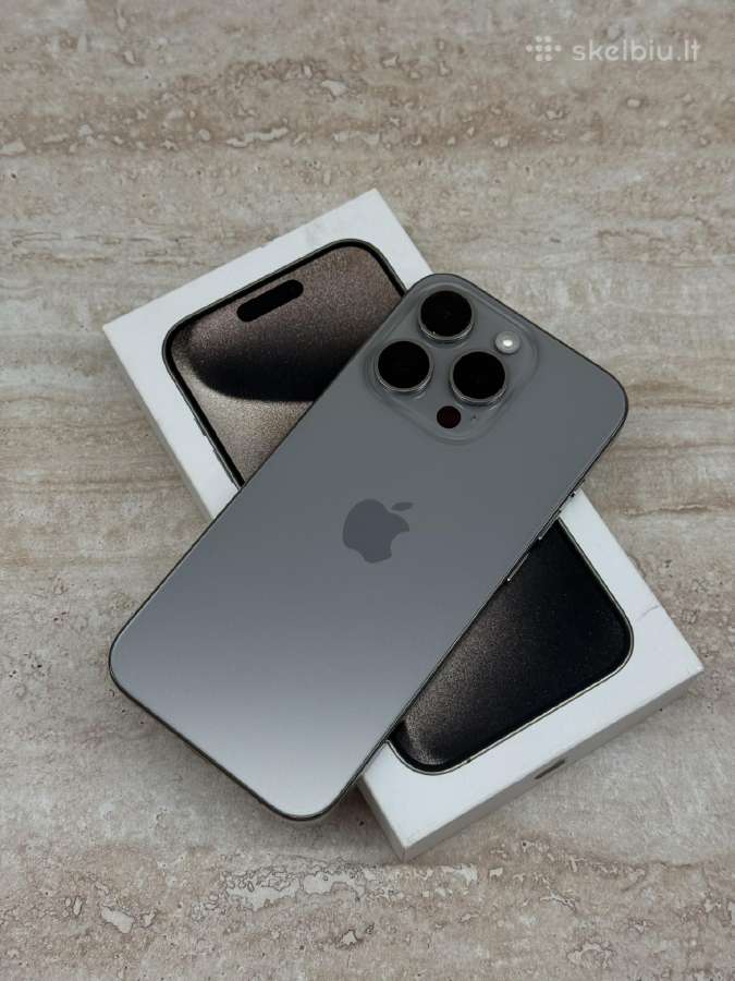iPhone 15 Pro 256gb Natural Titanium - nuotraukos Nr. 7