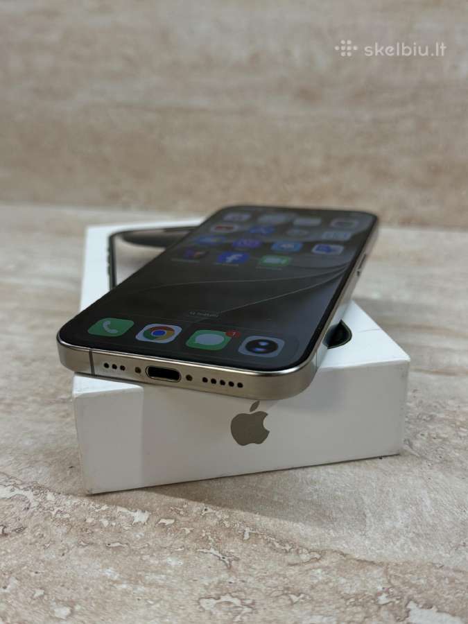 iPhone 15 Pro 256gb Natural Titanium - nuotraukos Nr. 9