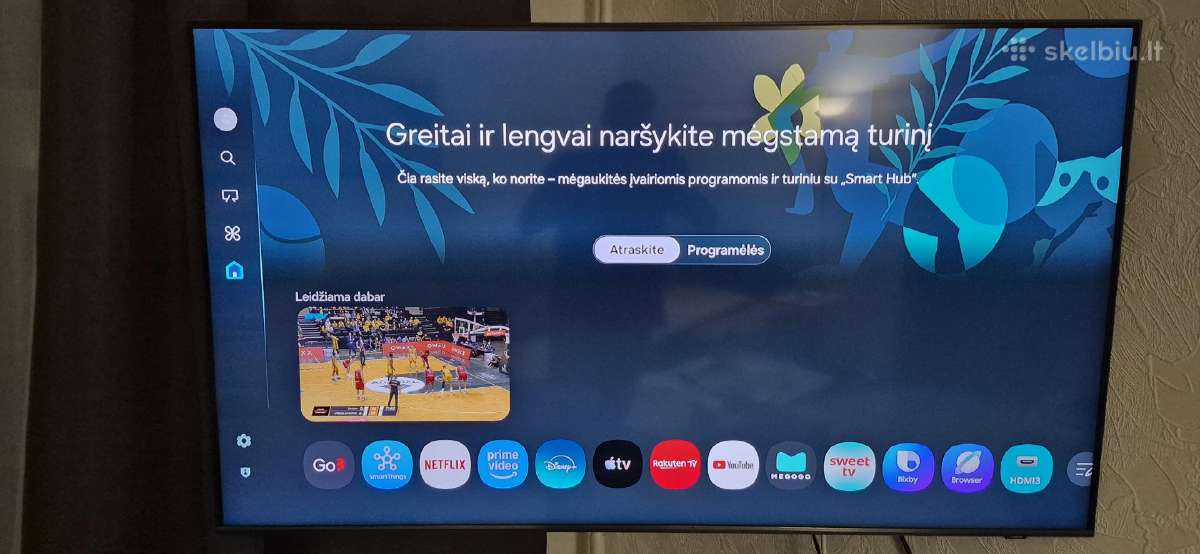 Parduodamas pilnai veikiantis TV samsung Qled - nuotraukos Nr. 2
