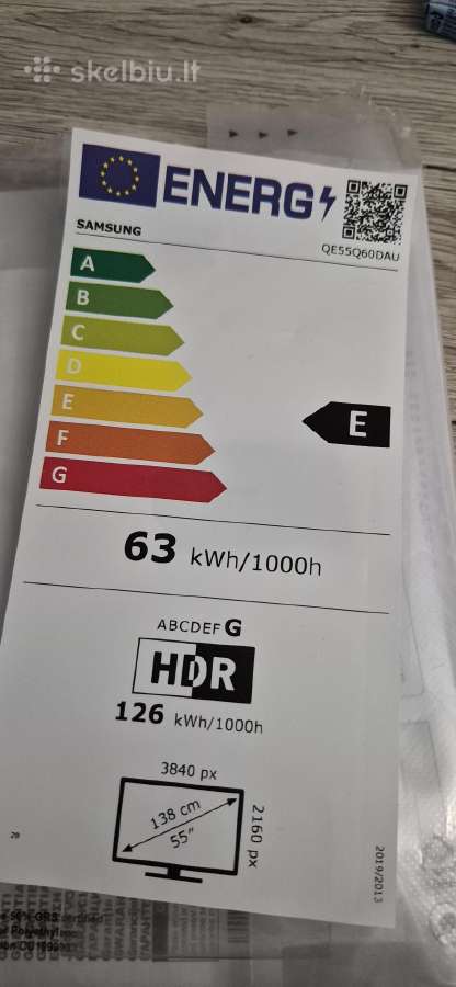 Parduodamas pilnai veikiantis TV samsung Qled - nuotraukos Nr. 3