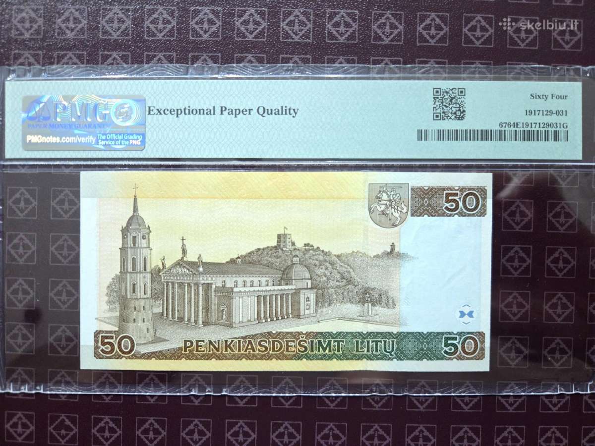 50 litų 2003 metų Pmg64 - nuotraukos Nr. 2