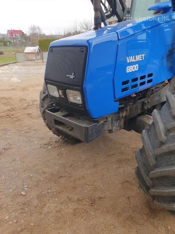 Valtra valmet 6800 su frontaliniu krautuvu - nuotraukos Nr. 3