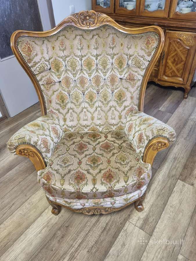 Parduodama sofa ir du foteliai. - nuotraukos Nr. 4