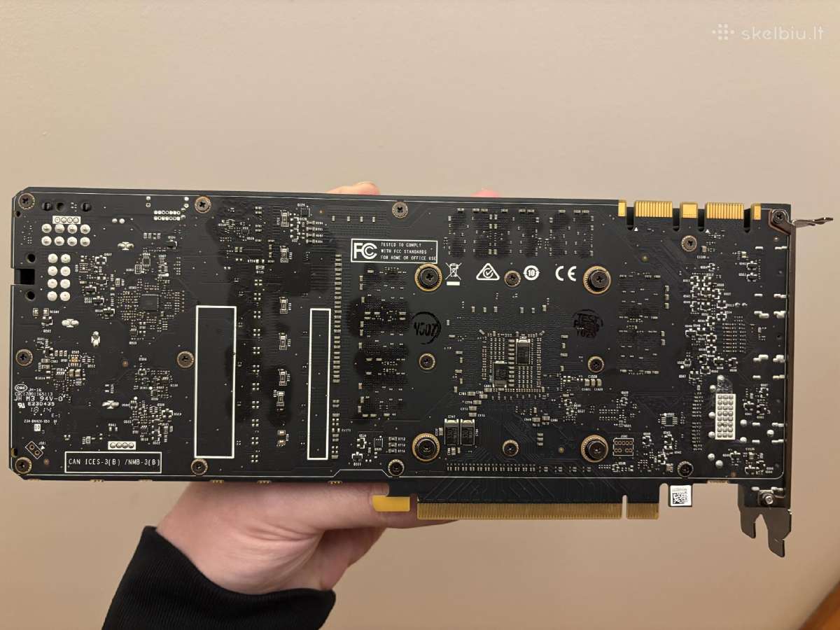 Zotac Geforce Gtx 1070ti 8gb - nuotraukos Nr. 4