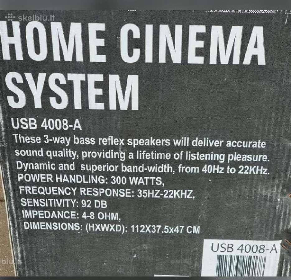 Parduodu namų kino sistemą Usb Blaster Usb 4008-a - nuotraukos Nr. 4