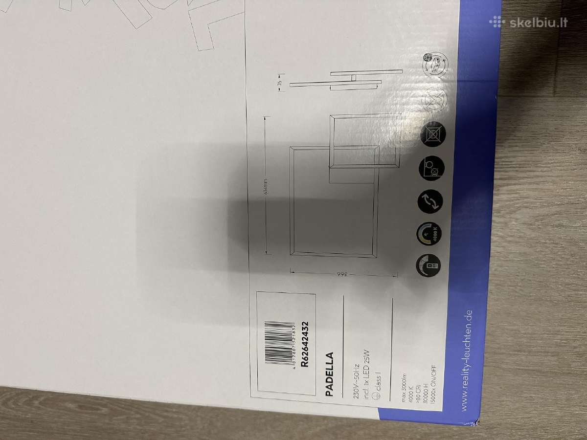 LED lempa svetainės prieškambario - nuotraukos Nr. 2