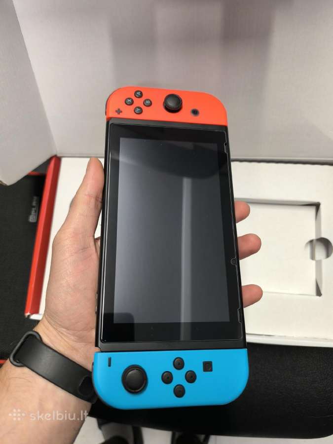 Atrištas Nintendo Switch V2 256gb 31 žaidimas - nuotraukos Nr. 5