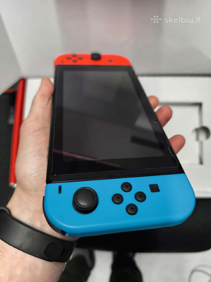 Atrištas Nintendo Switch V2 256gb 31 žaidimas - nuotraukos Nr. 6